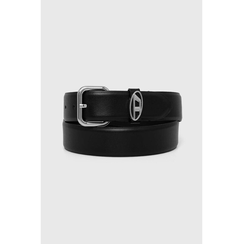 Kožený opasok Diesel B-1DR OVAL D LOOP 67858306