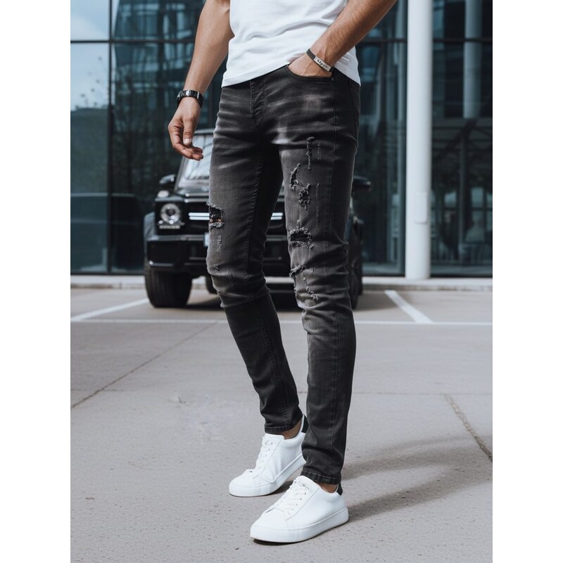 Dstreet Džínsové nohavice v čiernej farbe 63342311