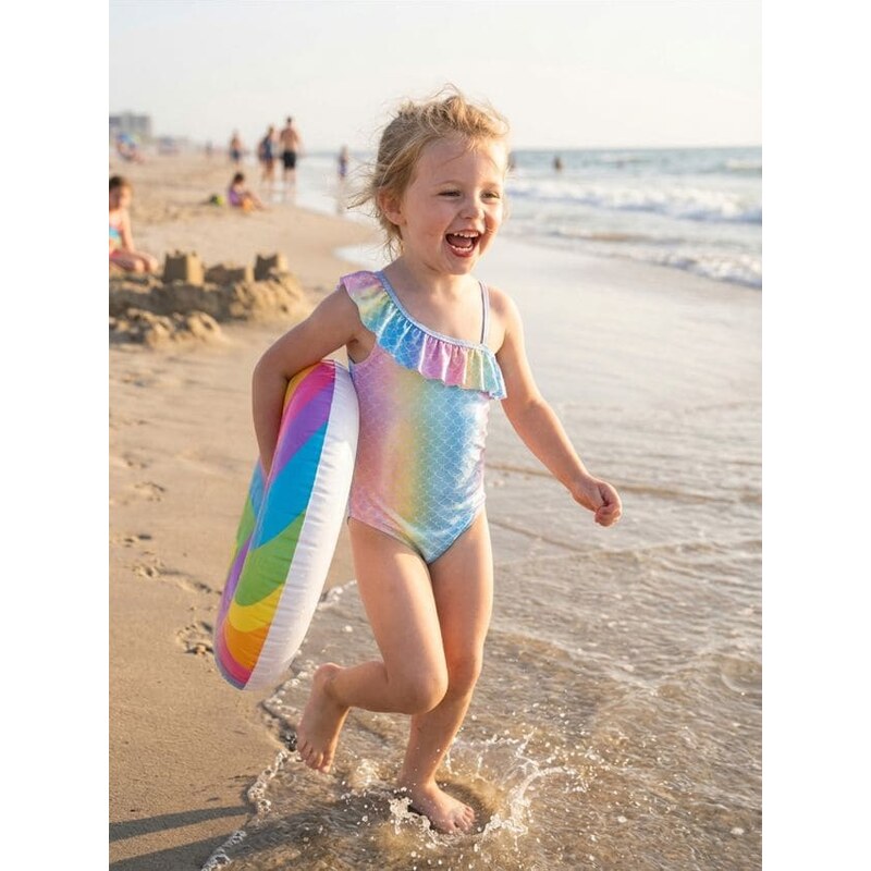 Sinsay - Jednodielne plavky s motívom morskej panny - viacfarebná 67860438