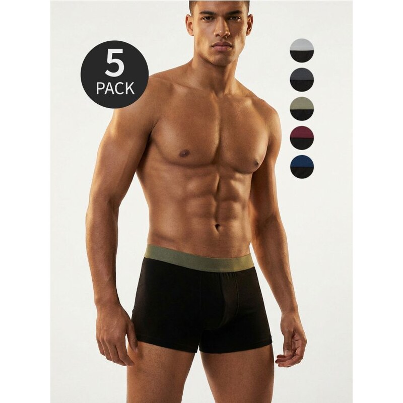 Sinsay - Súprava 5 boxeriek - čierna 66724550