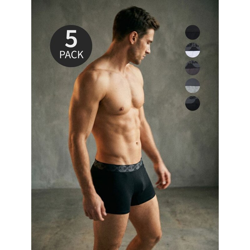 Sinsay - Bavlnené boxerky, balenie 5 kusov - viacfarebná 67479571