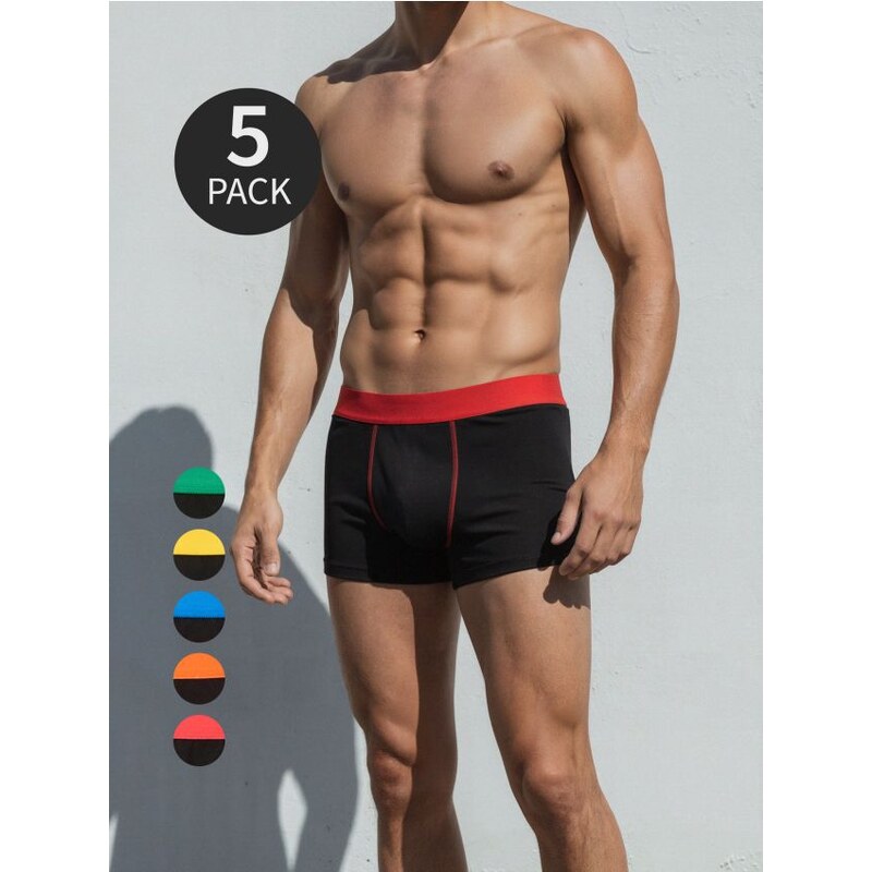 Sinsay - Súprava 5 boxeriek - viacfarebná 66647207