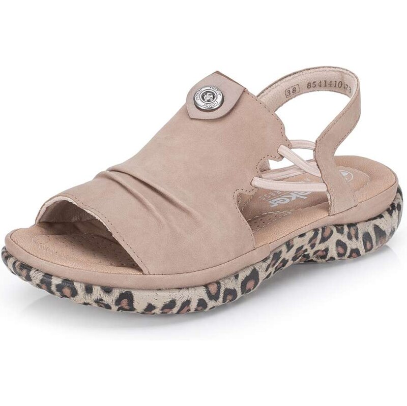 E-shop Dámske sandále RIEKER 64871-20 béžová S6