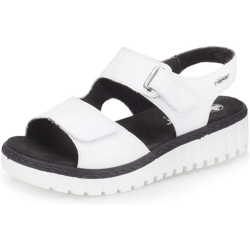 E-shop Dámske sandále RIEKER V1382-80 biela S6