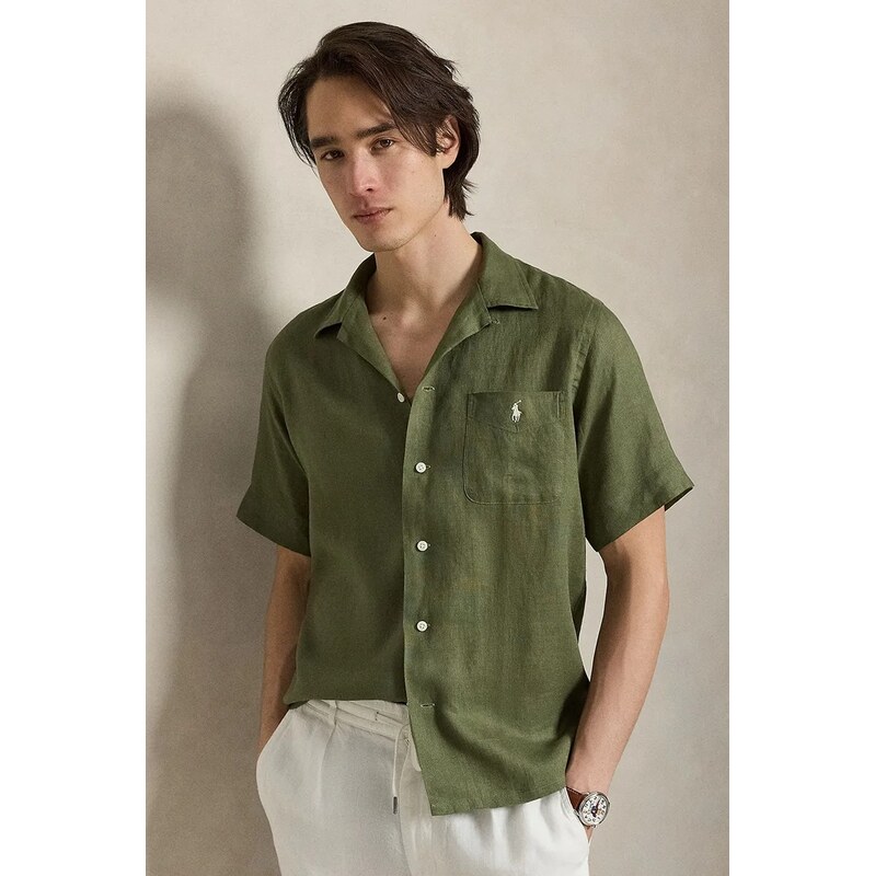 Ľanová košeľa Polo Ralph Lauren 67860350