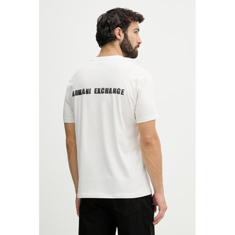 Pánske bavlnené tričko Armani Exchange 67866899