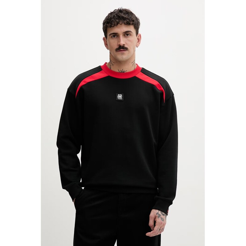 Pánska bavlnená mikina HUGO Davalio_RB 67866981