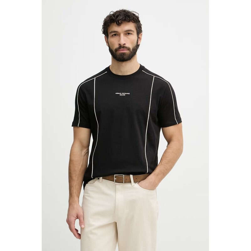 Pánske bavlnené tričko Armani Exchange 67867031