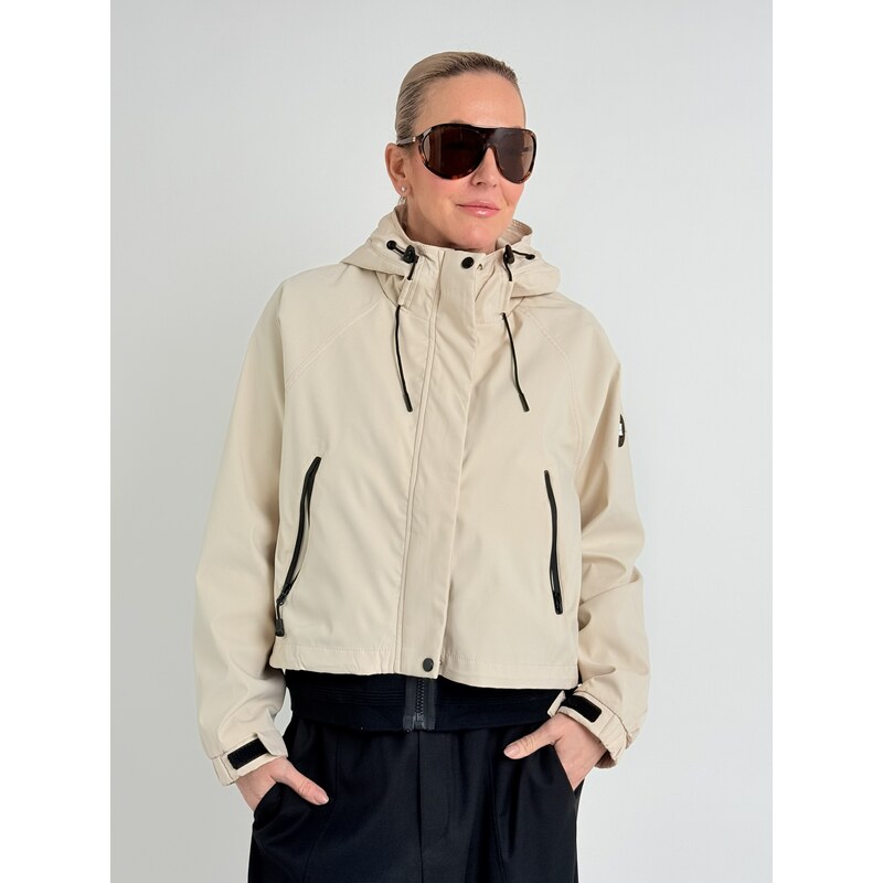 Voga Móda Béžová bunda GRACEFUL 67861783