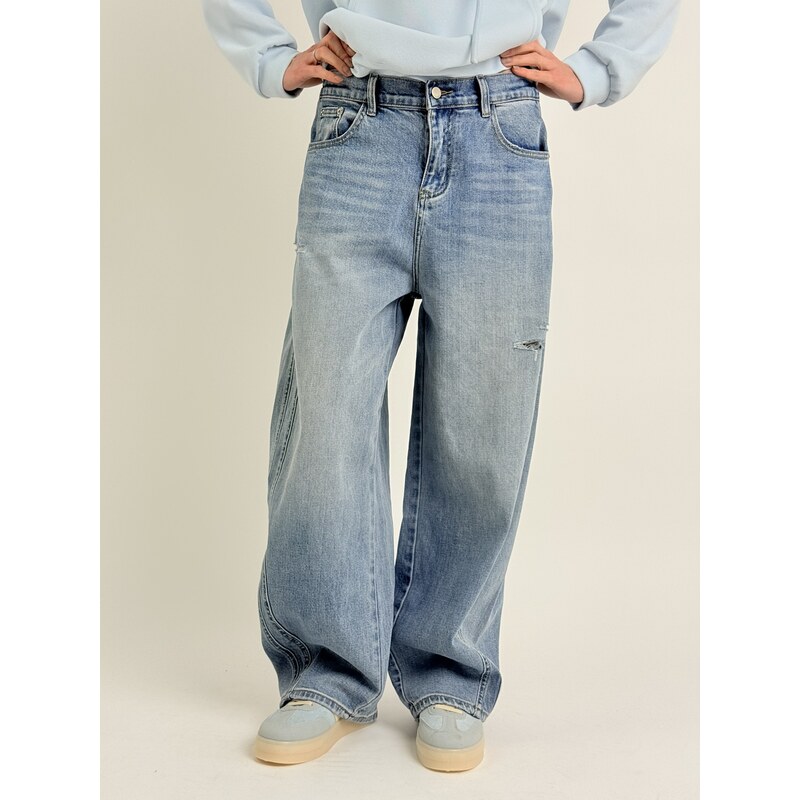 Voga Móda Modré džínsy POLIS 6903 67861785