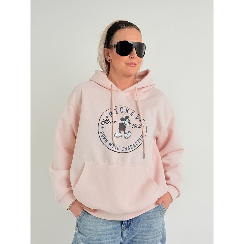 Voga Móda Ružová mikina CHARACTER 67861788