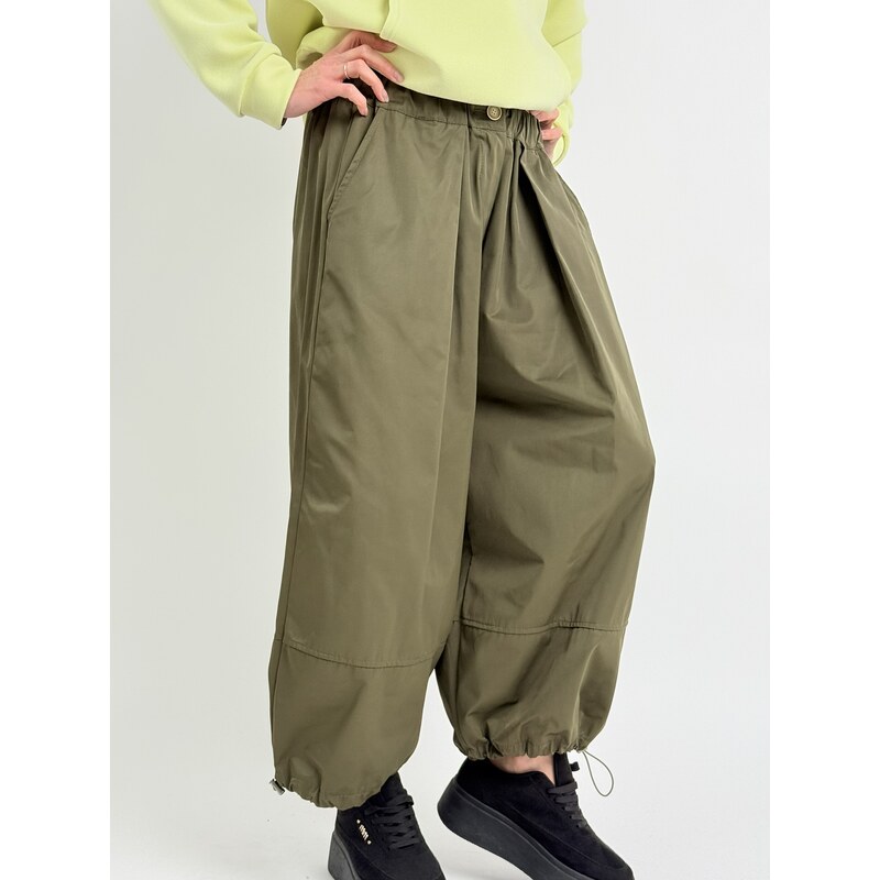 Voga Móda Khaki nohavice JUMP 67861815