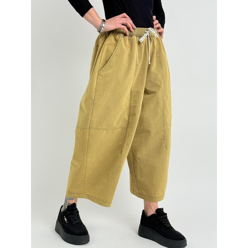 Voga Móda Žlté nohavice BLOCK 67861821