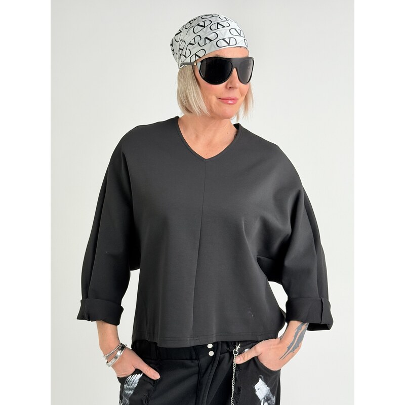 E-shop WENDY TRENDY Čierna tunika BRUCE