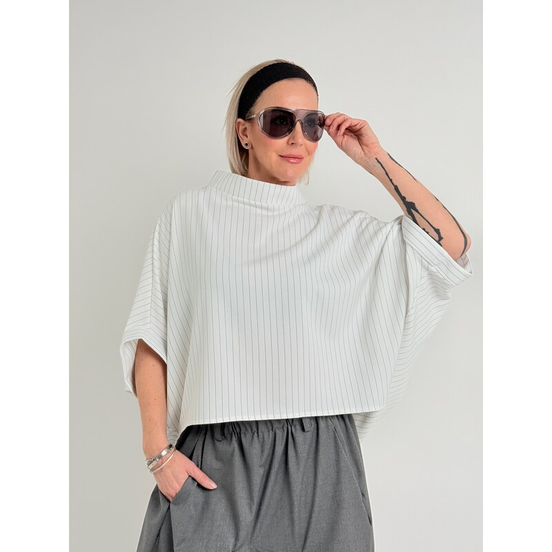 Miss City Official Biela tunika STRIPED 67861838