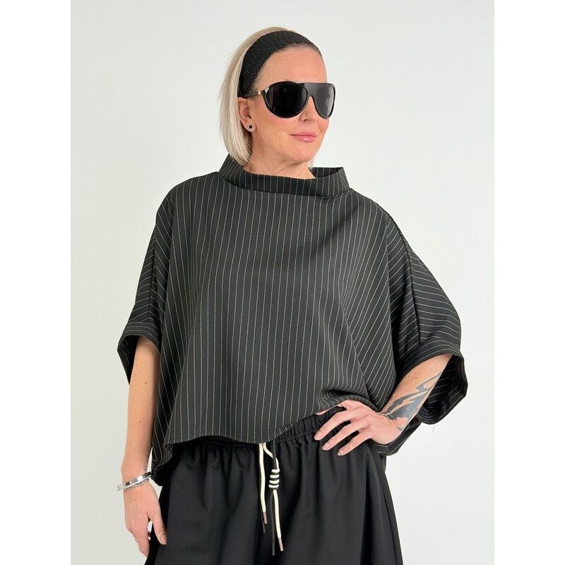 Miss City Official Čierna tunika STRIPED 67861842