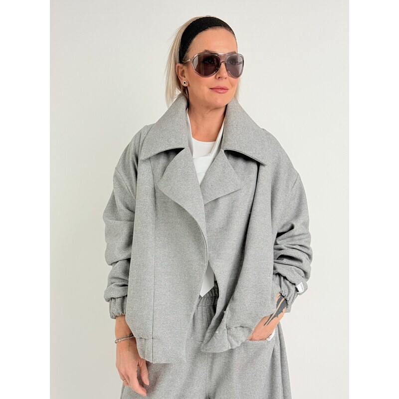 Miss City Official Šedá bunda NIGHTS 67861850