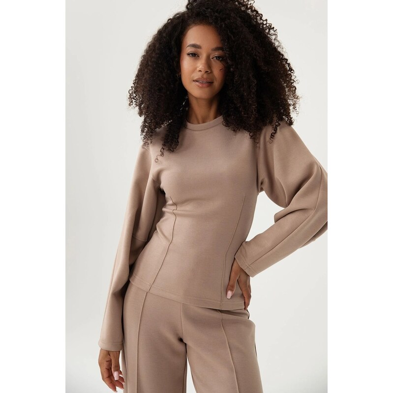 Mosquito Dámska mikina Soya Latte béžová, Farba béžová 67863053