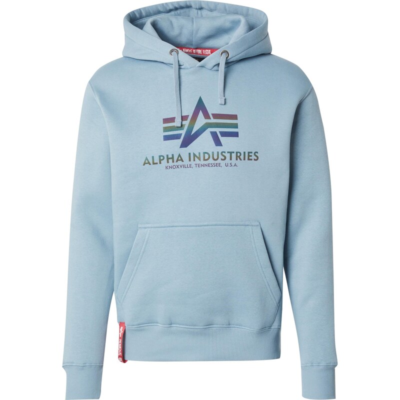 ALPHA INDUSTRIES Mikina námornícka modrá / čadičová / jedľová / 67867237