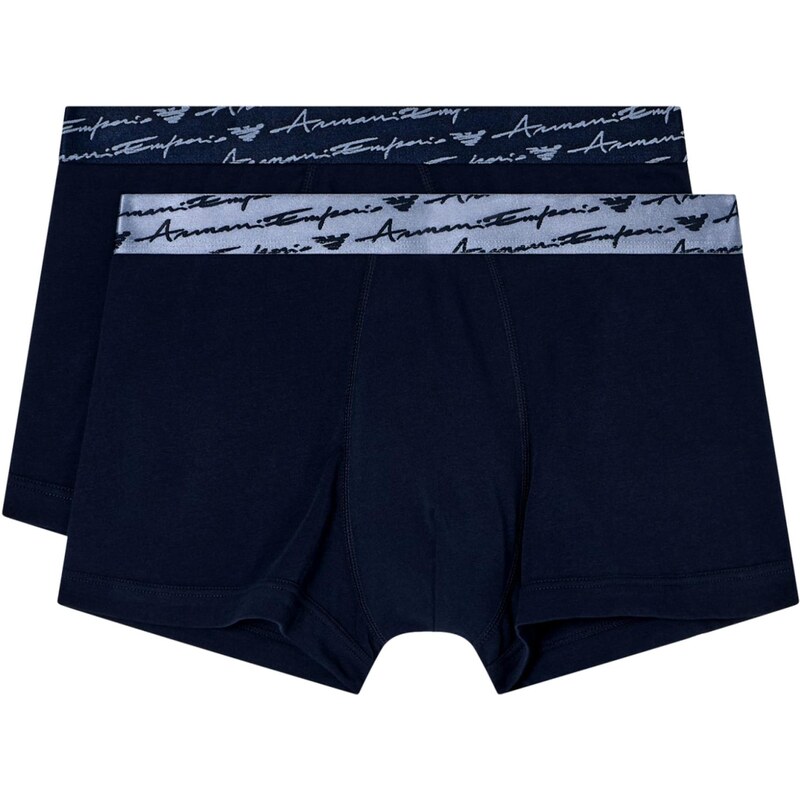Emporio Armani Boxerky námornícka modrá / svetlomodrá 67867574