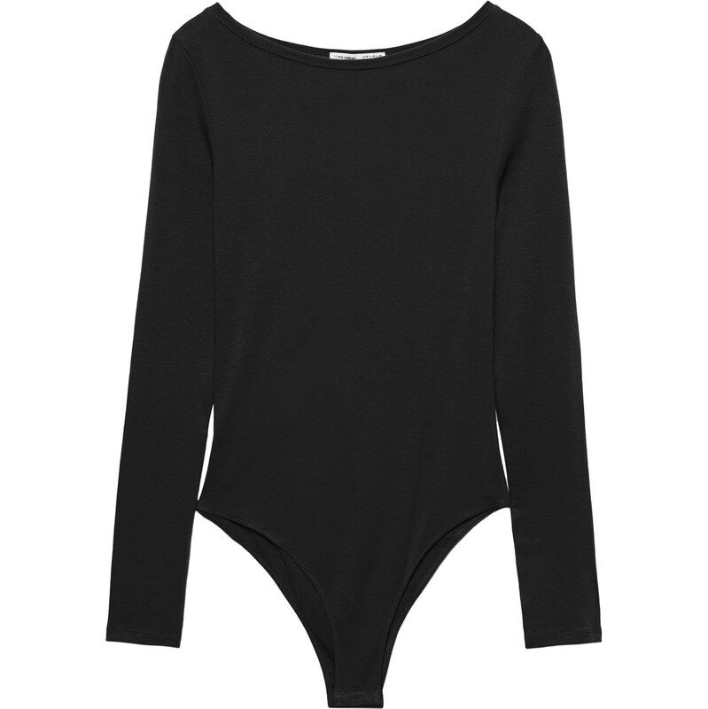 Pull&Bear Košeľové body čierna 67867329