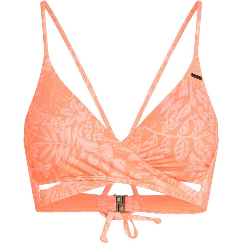ONEILL Bikinový top Baay marhuľová / biela 67867741