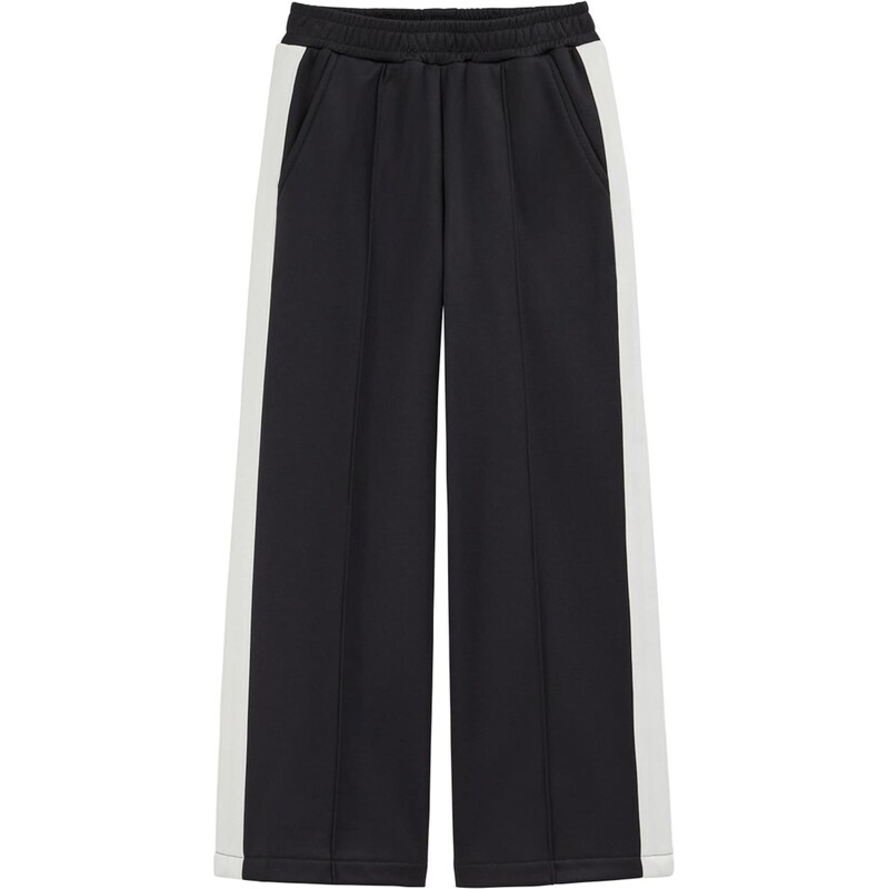 WE Fashion Nohavice čierna / šedobiela 67867787