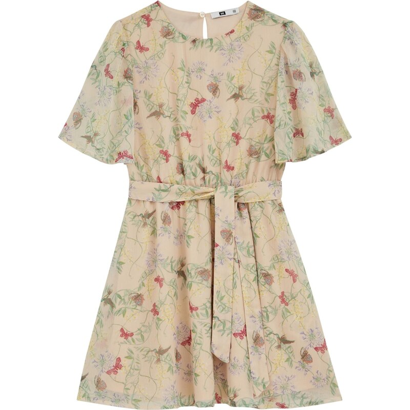 WE Fashion Šaty béžová / zmiešané farby 67867816