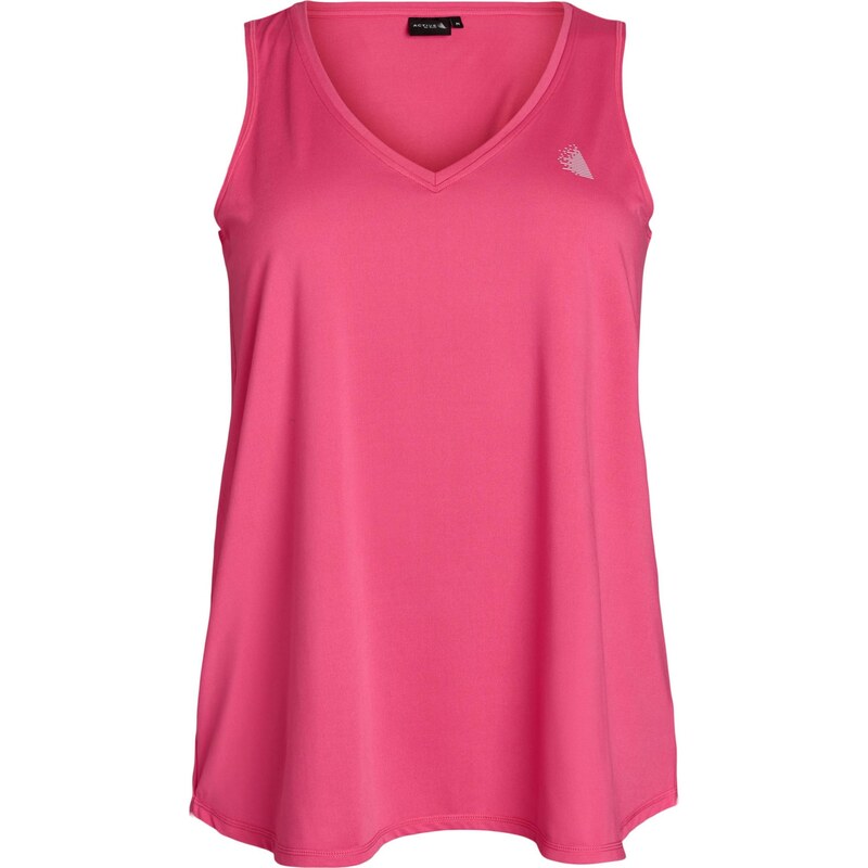 Active by Zizzi Športový top ABASIC tmavoružová 67867852