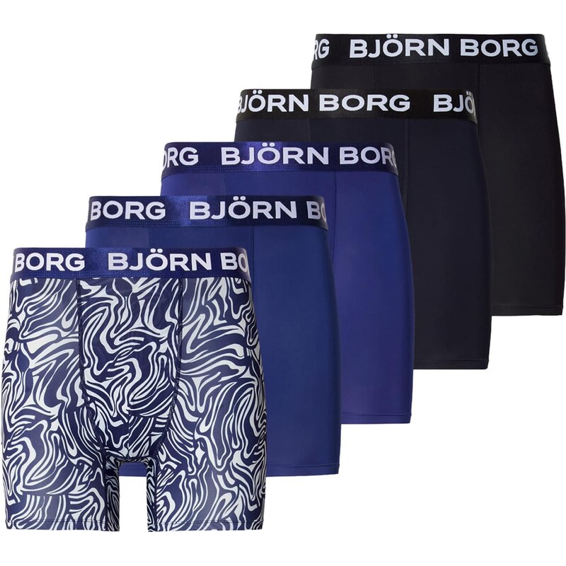 BJÖRN BORG Boxerky námornícka modrá / čierna / biela 67867860