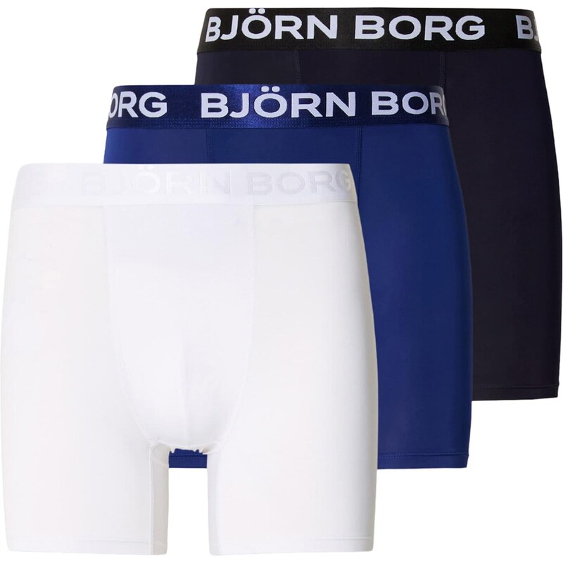 BJÖRN BORG Športové nohavičky tmavomodrá / čierna / biela 67867861