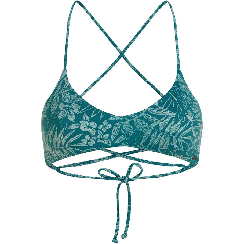 ONEILL Bikinový top Huntington Bralette petrolejová / svetlozelená 67867864