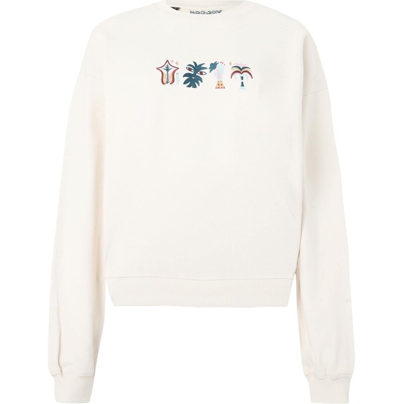 Volcom Mikina BRUNO LUCAS CREW modrozelená / svetlomodrá / ohnivo 67867887