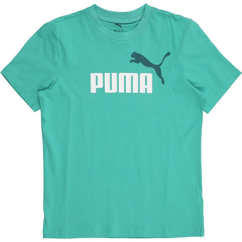 PUMA Tričko Essentials No.1 smaragdová / jedľová / biela 67867908