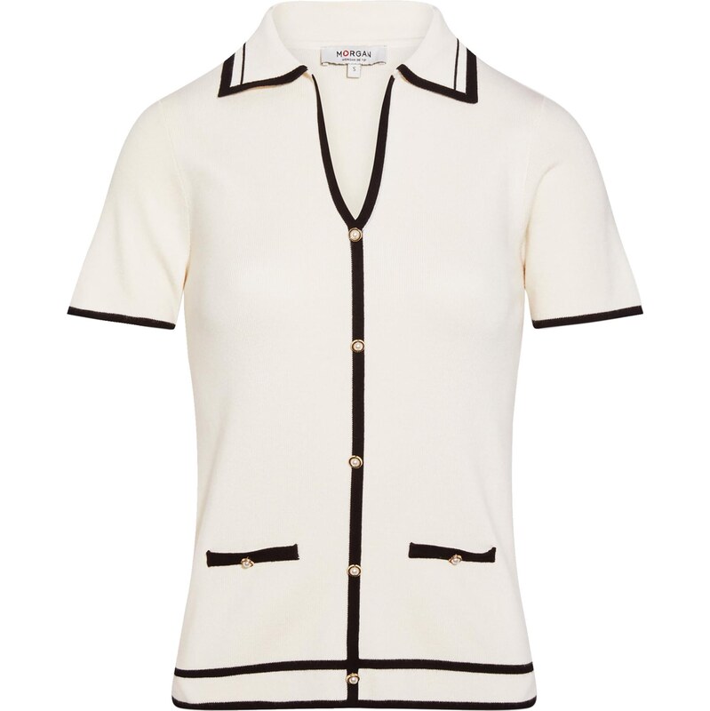 Morgan Sveter 261-MTOIRI čierna / biela 67867926