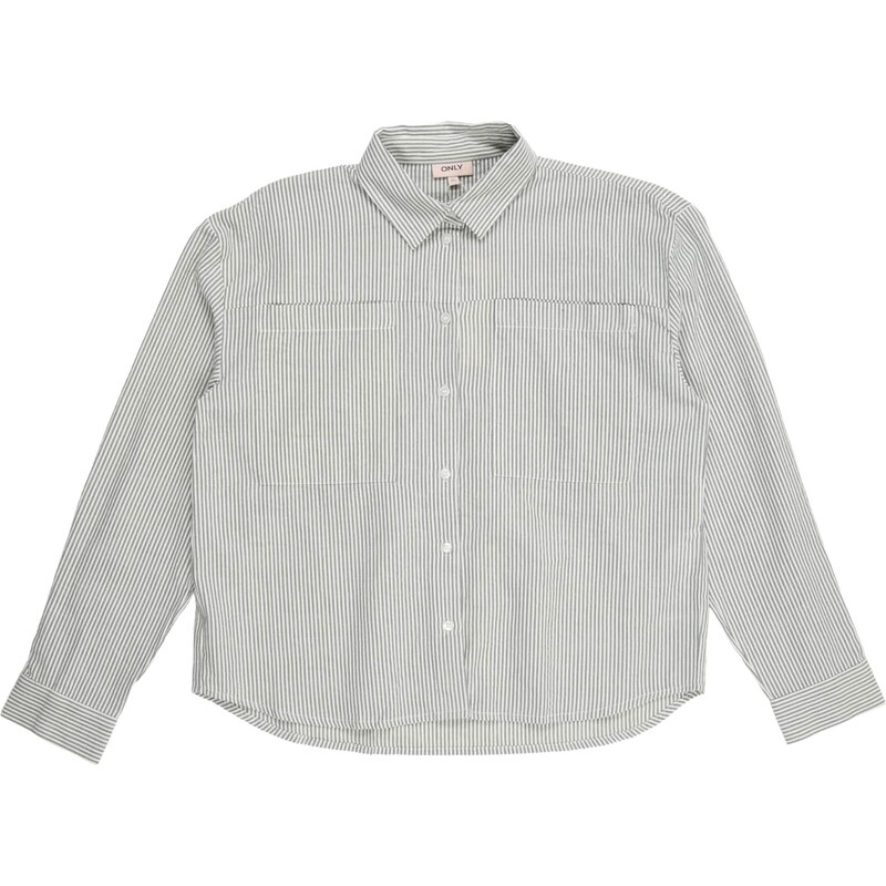 ONLY GIRLS Blúzka KOGSmilla olivová / biela 67868009