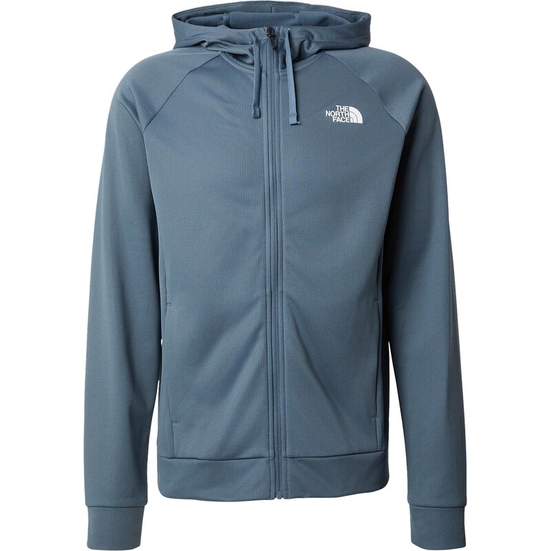 THE NORTH FACE Funkčná flisová bunda Reaxion 2.0 modrosivá / biela 67868024