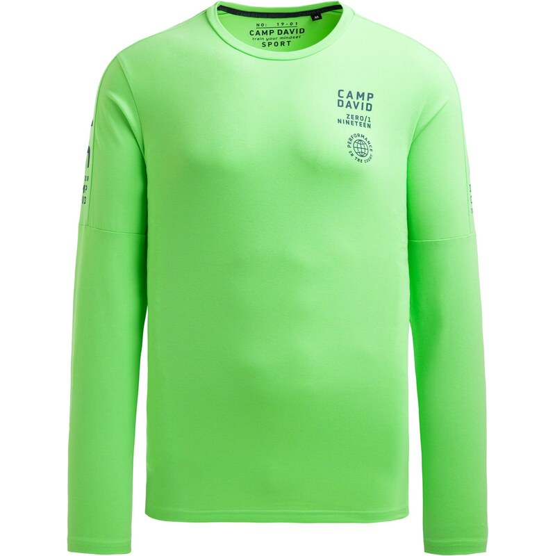 CAMP DAVID Tričko tmavomodrá / svetlozelená 67868037