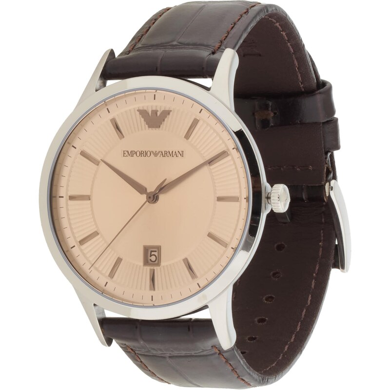 Emporio Armani Analógové hodinky hnedá 67868032