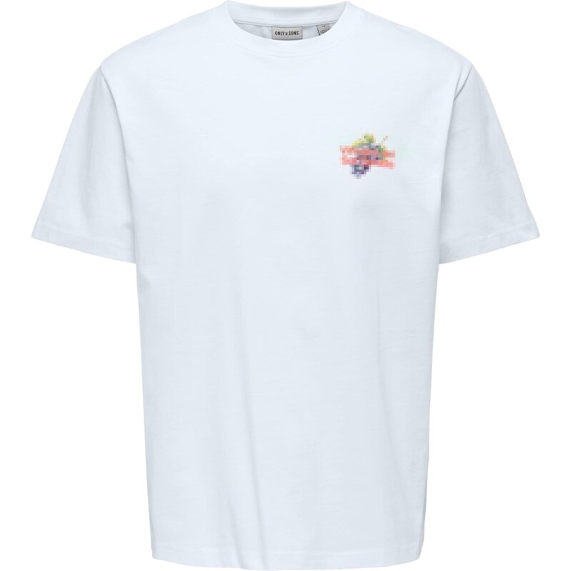 Only & Sons Tričko Fred Life RLX zmiešané farby / biela 67868078