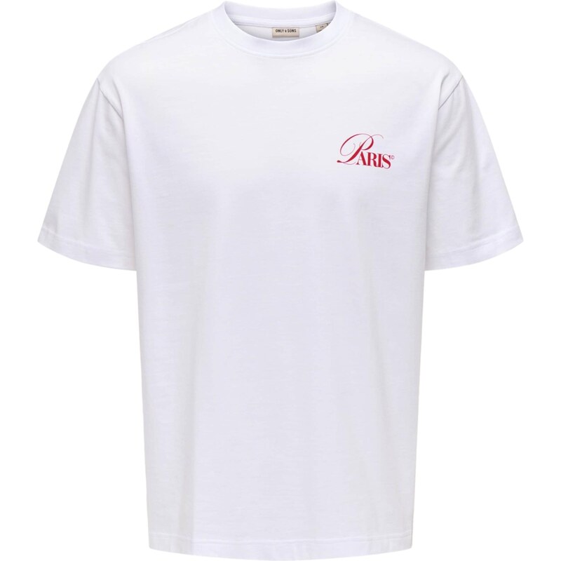 Only & Sons Tričko Fred Elegants biela 67868101