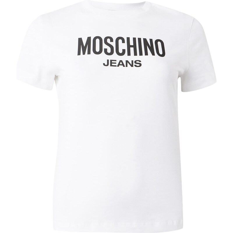 Moschino Jeans Tričko čierna / biela 67868124