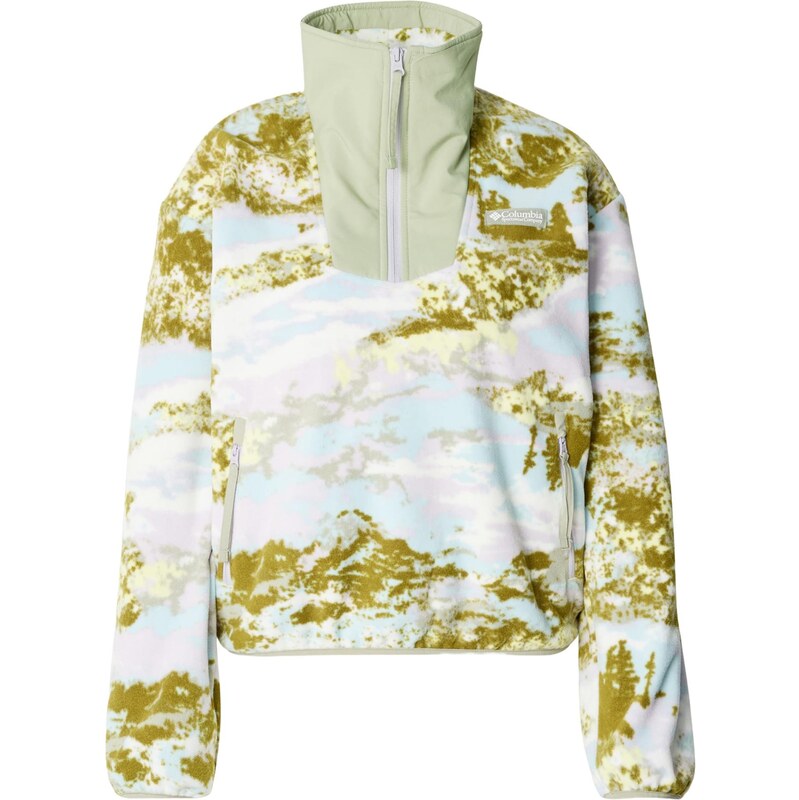 COLUMBIA Športový sveter Sequoia Grove svetlomodrá / horčicová / 67868149