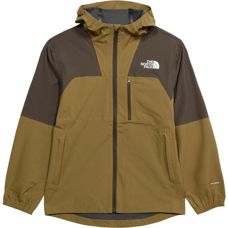 THE NORTH FACE Outdoorová bunda tmavošedá / olivová 67868227