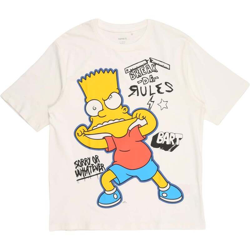 NAME IT Tričko NKMJUDA SIMPSONS svetlomodrá / žltá / biela 67868232