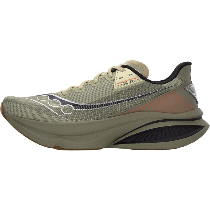 saucony Bežecká obuv ENDORPHIN AZURA olivová / neónovo červená / 67868218