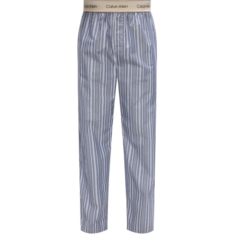 Calvin Klein Pyžamové nohavice modrosivá / svetlomodrá 67868285
