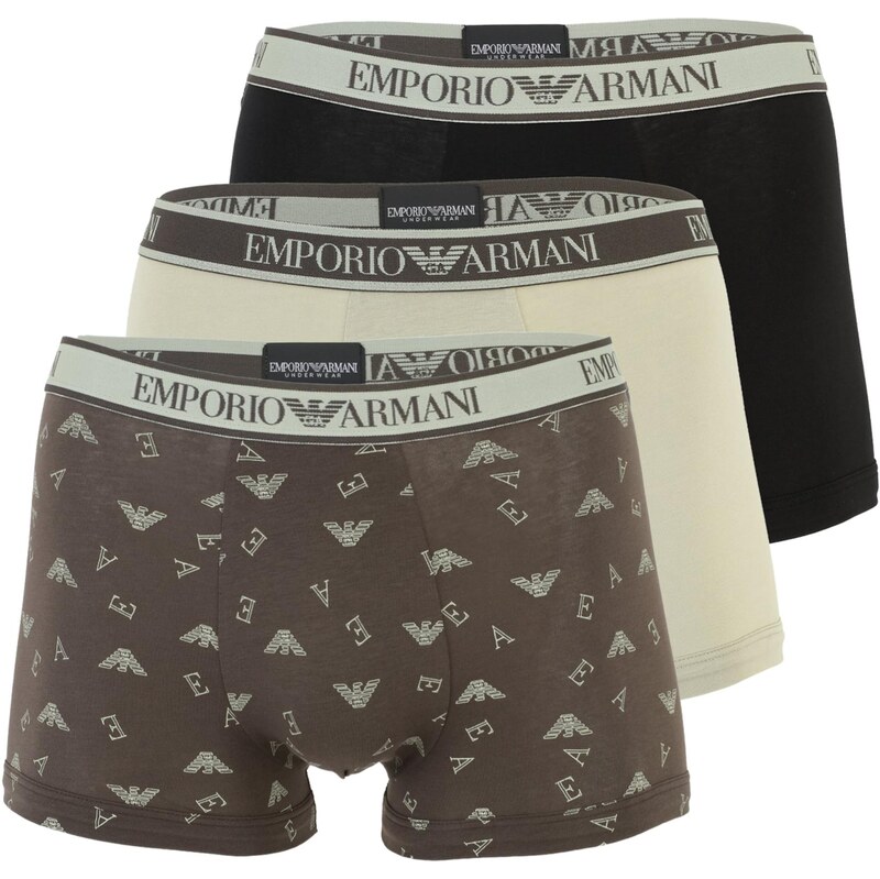 Emporio Armani Boxerky béžová / hnedá / čierna 67868273