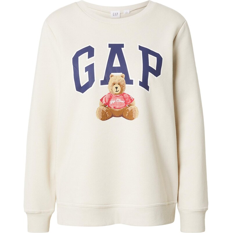 GAP Mikina nebielená / námornícka modrá / svetločervená 67868344