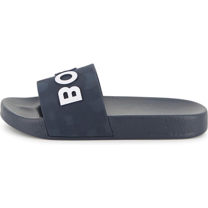 BOSS Otvorená obuv námornícka modrá / biela 67868387